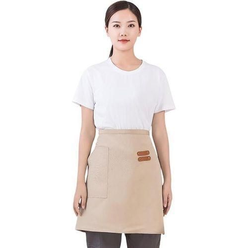 product_image_name-Generic-Professional Half-Waist Server Apron with Utility Pocket - Multicolor-1