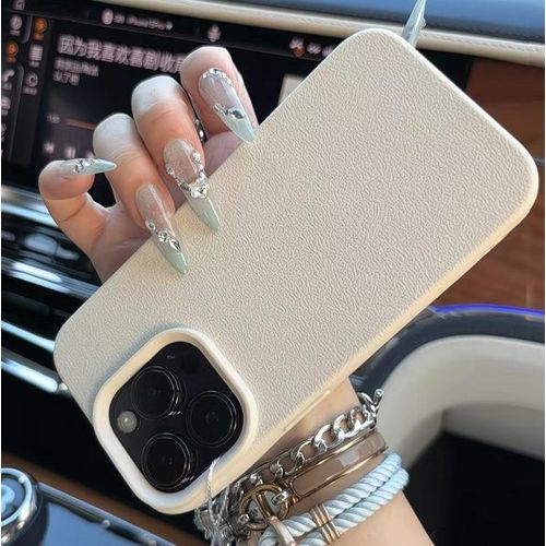 product_image_name-Generic-Luxury Leather-Feel Cream Case – iPhone 15 Pro Max-3