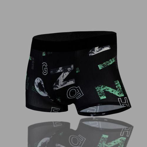 product_image_name-Fashion-2026 New Model4pcs/set Men's Underwear Lce Silk Sports Breathable Thin Boxer Shorts - Black-3