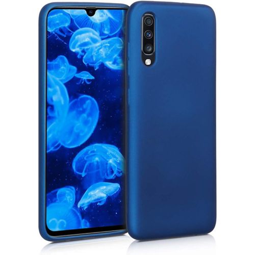 product_image_name-Generic-Samsung Galaxy A70 Silicone Case - Blue-6