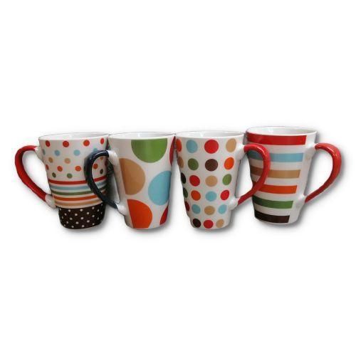 product_image_name-Generic-6 Pieces Of Printed Coffee Tea Cups  Mugs- MultiColours-3