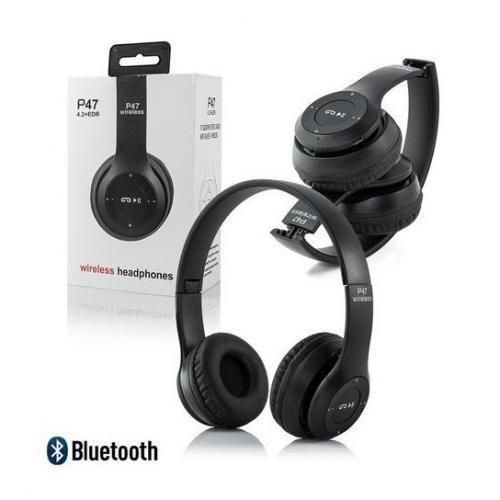 product_image_name-P47-Wired Headphone // Bluetooth Headphone Wireless + AUX Cable-2