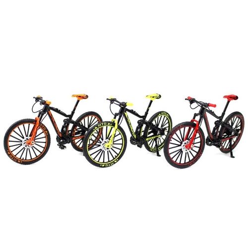 product_image_name-Generic-Y1ub Collectible Metal Bicycles Model Finger Bicycles Toy With Adjustable Stand 1:10 Scale For Kids And Adults-3