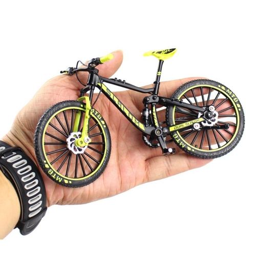 product_image_name-Generic-Y1ub Collectible Metal Bicycles Model Finger Bicycles Toy With Adjustable Stand 1:10 Scale For Kids And Adults-4