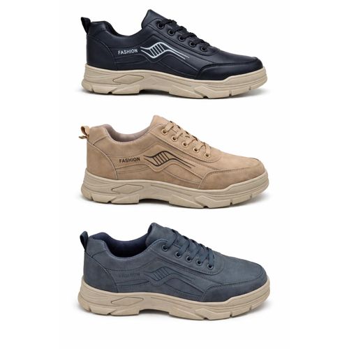 product_image_name-Generic-Men’s Chunky phashion sneaker – Black-3