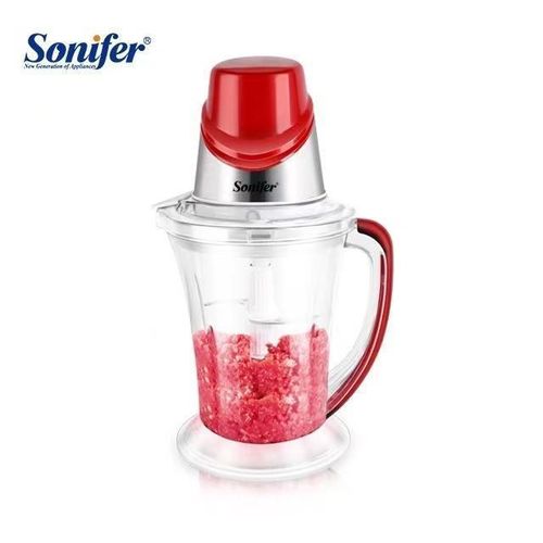 product_image_name-Sonifer-2 Litre Multifunctional Kitchen Machine Egg Whisker Onion Cutter Vegetable Meat Grinder Mincer Food Chopper Electric Fruit Processor Potato Masher- Multicolor-1