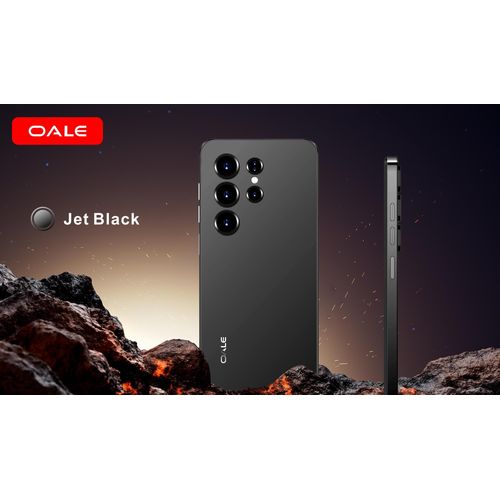 product_image_name-Oale-S25 Ultra - 6.6"FHD 64GB ROM 3GB RAM 8MP 5075mAh (With Earphones, Glass Protector, Cover) - Black-2