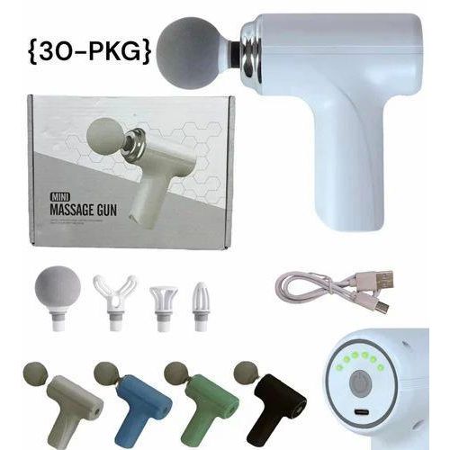 product_image_name-Generic-Mini Gun Massager Machine for Pain Relief - Body, Neck, Shoulders, Back, Arms & Feet Massager- 6 Speed Settings -7 Type-C Charging for Muscle Pain Relief Recovery-1
