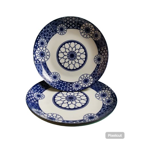 product_image_name-Generic-6 pieces of 10.5" Ceramic Large Dinner Plates - Multicolor-1