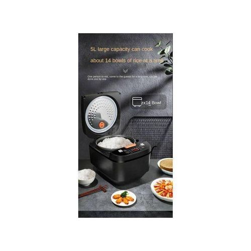 product_image_name-SILVER CREST-Digital Electric Rice Cooker - Black-4