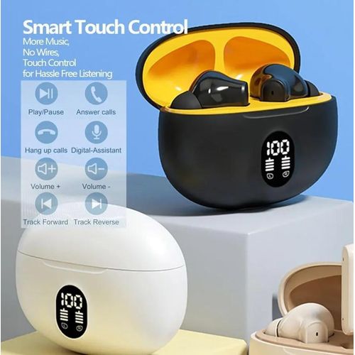 product_image_name-Generic-Wireless Bluetooth Earbuds with LED Display & Charging Case. Wireless Earpods-3