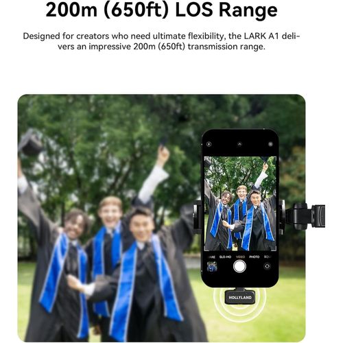 product_image_name-Hollyland-LARK A1 DUO Type-C Version Wireless Microphone for iPhone 15/16 & Android, Pure Sound, 3-Level Intelligent Noise Cancellation, Magnetic Mini Microphone for Vlogging, YouTube, Podcast, TikTok-5
