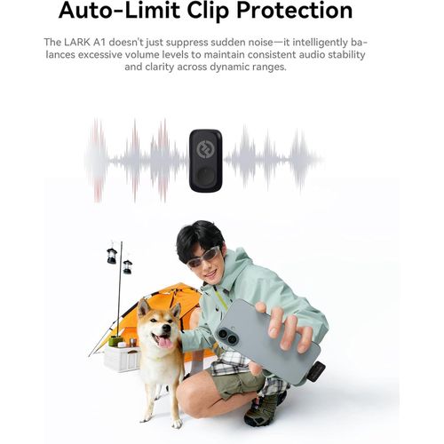 product_image_name-Hollyland-LARK A1 DUO Type-C Version Wireless Microphone for iPhone 15/16 & Android, Pure Sound, 3-Level Intelligent Noise Cancellation, Magnetic Mini Microphone for Vlogging, YouTube, Podcast, TikTok-6