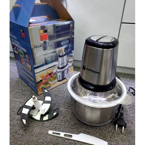 product_image_name-Hoffmans-2Litre Meat grinder/food processor - Silver-1