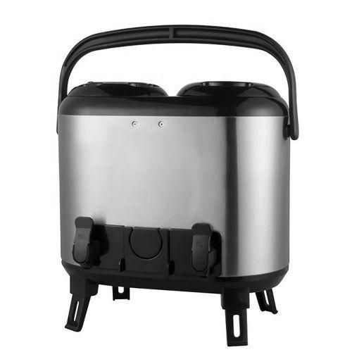 product_image_name-Daydays-15 Litres Twin Hot & Cold Thermos Tea Coffee Water Flask-Silver-1