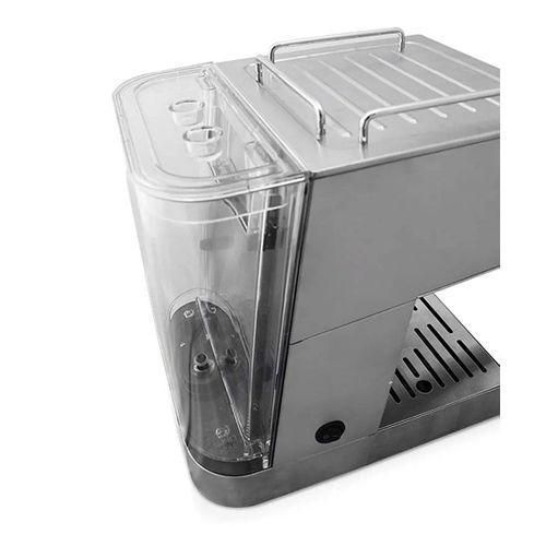 product_image_name-Saachi-High Grade Espresso Coffee Machine With 15 Bar Automatic Steam Pressure Pump- Silver.-4