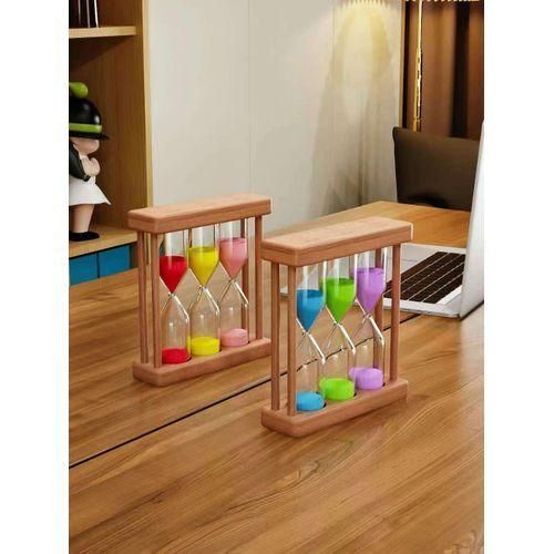 product_image_name-Generic-Hourglass Sand Timer Creative Mini 1/3/5 Minute Wooden Sand Glass Hourglass Clock for Home Office Decoration Ornaments Gift-3