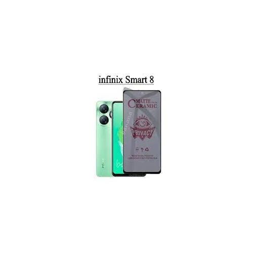 product_image_name-Generic-Infinix Smart 2, 3, 4, 5, 6, 7,8 HD Plus Matte Ceramic Screen Protector Anti Fingerprint Scratch Guard -Black-4