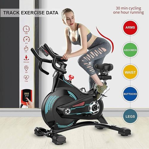 product_image_name-Generic-Upright Bike Series - Magnetic Resistance Exercise Bikes, Belt Drive Workout Bike, Quiet Fitness Indoor Cycling Exercise Bike, Indoor Cycling Workout Bike, Indoor Cycling Bike Stationary, Spin Bikes - Black-2