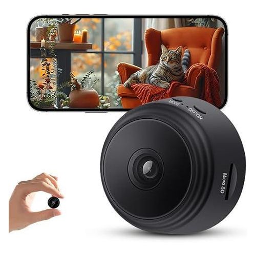 product_image_name-Generic-Hidden Camera,1080P HD WiFi Mini Nanny Cam with Night Vision & Motion Detection - Indoor/Outdoor Wireless Security Spy Cameras for Home, Car, Baby & Pet Monitoring-Upgraded A9-1
