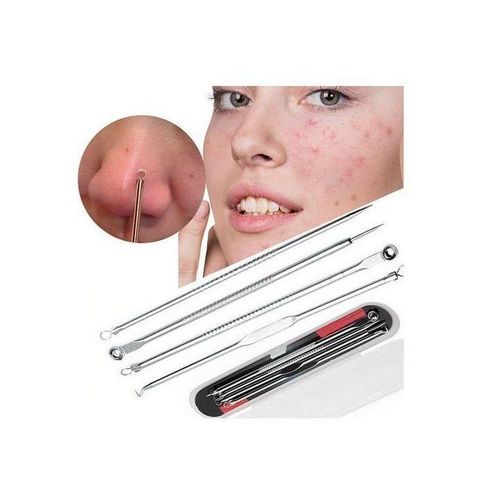 product_image_name-Generic-4pcs Stainless Steel Facial Acne  Remover Tool Set-3