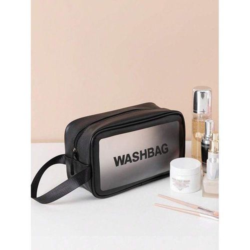 product_image_name-Generic-Toilet Bag for Women Men, Translucent Waterproof Makeup Cosmetic Bag Travel Organizer for Accessories, Toiletri-2