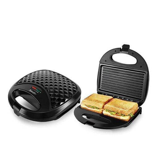 product_image_name-Sonifer-Electric Sandwich Maker Grill Plate For Making Breakfast Snacks-Black-1