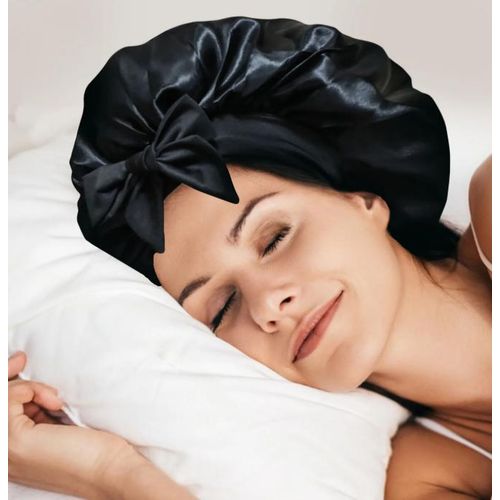 product_image_name-Generic-Satin Bonnet Silk Bonnet Adjustable Bonne For Sleeping Hair Bonnet With Tie Band Bonnets-3