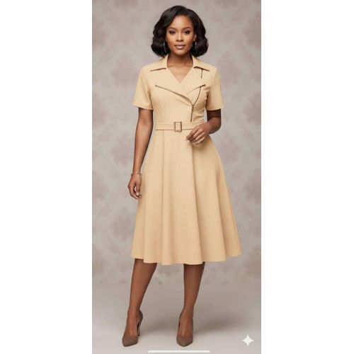 product_image_name-Fashion-Cream Round Dress -1