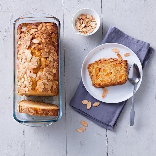 product_image_name-Pyrex-Glass Loaf Pan Mould Dish For Baking Bread, Colourless.-2