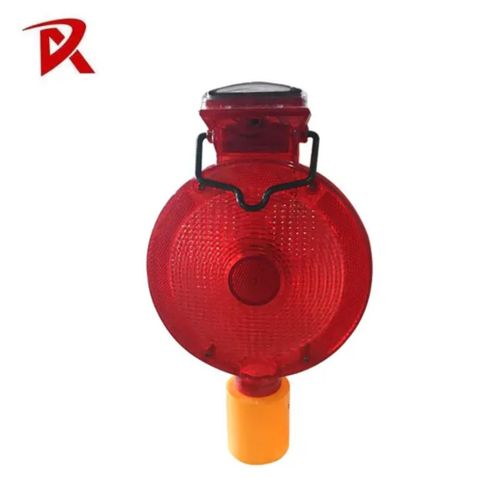product_image_name-Generic-solar-powered LED traffic cone warning light used for road safety and construction zones-2