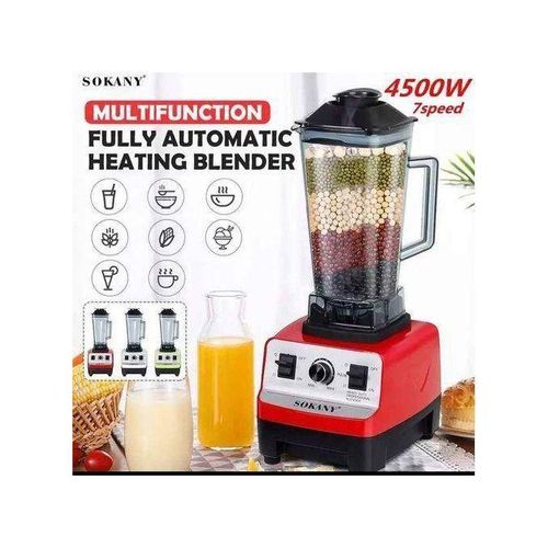 product_image_name-Sokany-Commercial Blender Heavy Duty Smoothies Fruits And Ice Crusher 2L - Red,White.....-4
