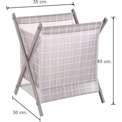 product_image_name-Generic-Foldable Laundry Hamper / Storage Basket with Geometric Pattern-1