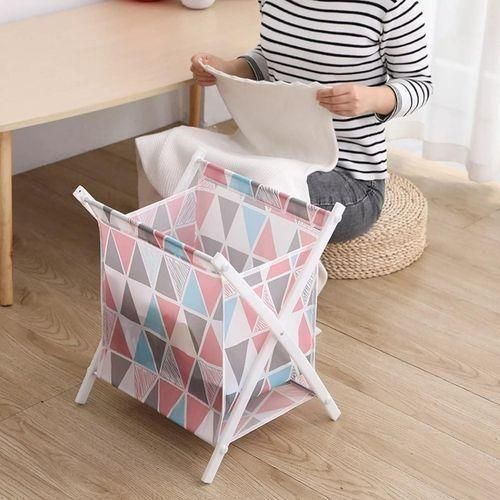 product_image_name-Generic-Foldable Laundry Hamper / Storage Basket with Geometric Pattern-3