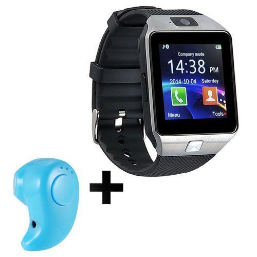 Shop Touchscreen Unisex Bluetooth Smart Watch Wristband Supports Simcard and Memory Card Plus A Mini Ultra Bluetooth Wireless Music Earbud Headset Black Jumia Uganda