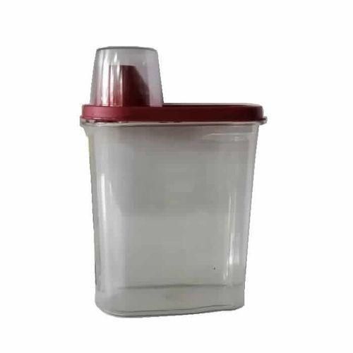 product_image_name-Generic-2.8 Litre Plastic Food Storage Grains Cereal Container Bin, Maroon.-3