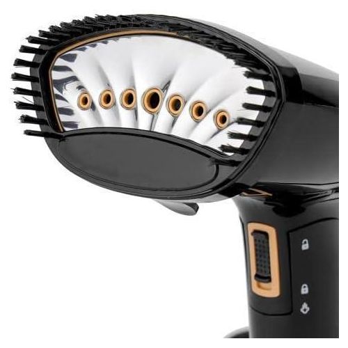 product_image_name-Geepas-Handheld Garment Steamer Ready to Use in 30 Seconds Suitable for All Kinds of Fabric Equipped with Stainless Steel Head and 150 ML Capacity- Multi-3