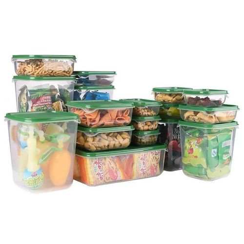 product_image_name-VIC-17Pcs/Set Preservation Box Plastic Lunch Box Refrigerator Packsaging Microwave-4