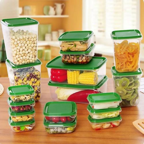 product_image_name-VIC-17Pcs/Set Preservation Box Plastic Lunch Box Refrigerator Packsaging Microwave-6