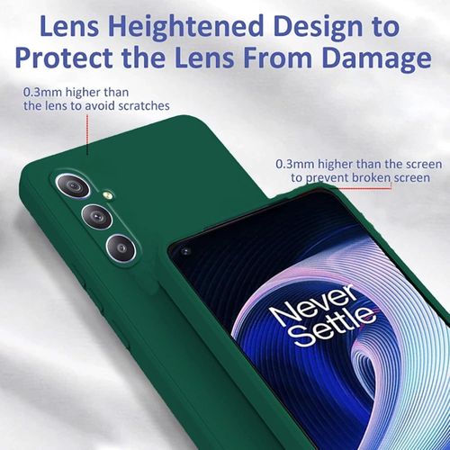 product_image_name-Generic-Samsung Galaxy A35 5G Case, Soft TPU Liquid Silicone Case, Shockproof Rubber Silicone Gel, Case -Green-3
