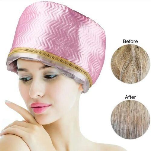 product_image_name-Generic-Hair Steamer Thermal Heat Cap Deep Conditioning Temperature Adjustable Electric Heat Cap Hair Care Moisturize and Nourish for Home Use - Pink-3