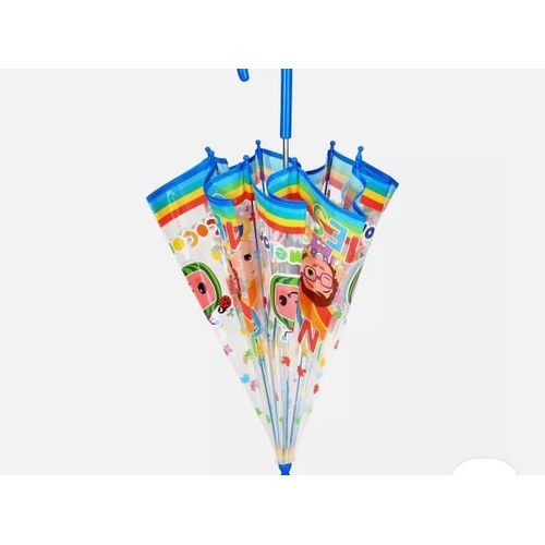 product_image_name-Generic-Auto Open Straight Kids Umbrella  With Folding Handle For Toddlers Boys Girls Windproof Fibre Rods -4