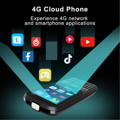 product_image_name-SIMI-G420 Inclusive Of TikTok YouTube, Facebook, FM Radio, Dual SIM Card Holder + T-card BT 2500mAh 16MB+16MB Memory Etc. - Black-2