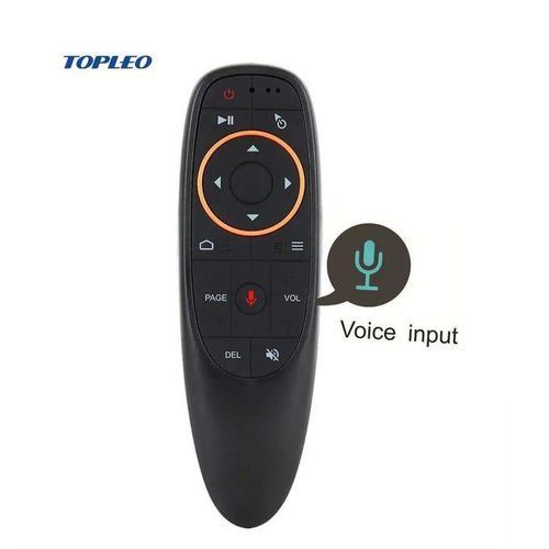 product_image_name-Generic-Revolutionize Your Viewing Experience: G10S Voice Air Mouse Remote Control For Android TV, TV Stick And TV Box- Air Remote- Black-1