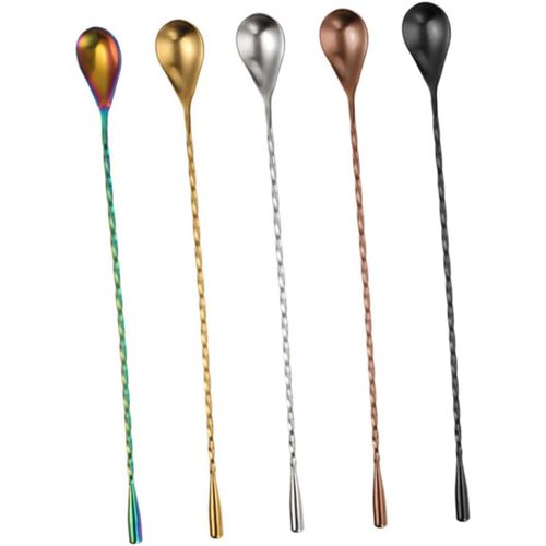 product_image_name-Generic-5pcs Mixing Spoon Cocktail Swizzle Spoon-2