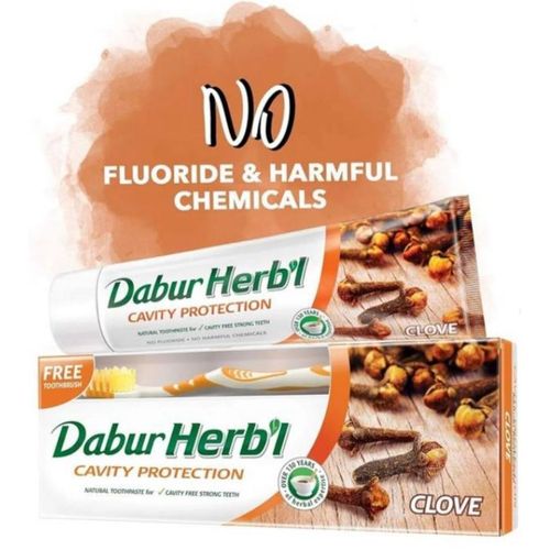 product_image_name-Dabur Herb'l-herbal clove cavity protection toothpaste 140g-1