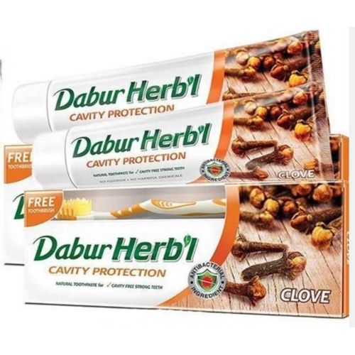 product_image_name-Dabur Herb'l-herbal clove cavity protection toothpaste 140g-3