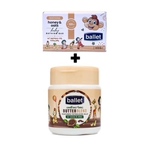 product_image_name-Ballet-Baby Jelly Soap Honey & Oats 100g & Shea Butter Baby Jelly 100g-1