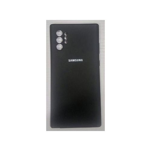 product_image_name-Samsung-S Galaxy Note 10+, Silicon Black Cover-2