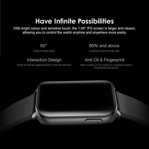 product_image_name-Oraimo-Smart Watch Pro OSW-16Pro Silver Edition Curved Display Waterproof- Silver-4